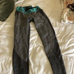 Blue Gymshark leggings size small